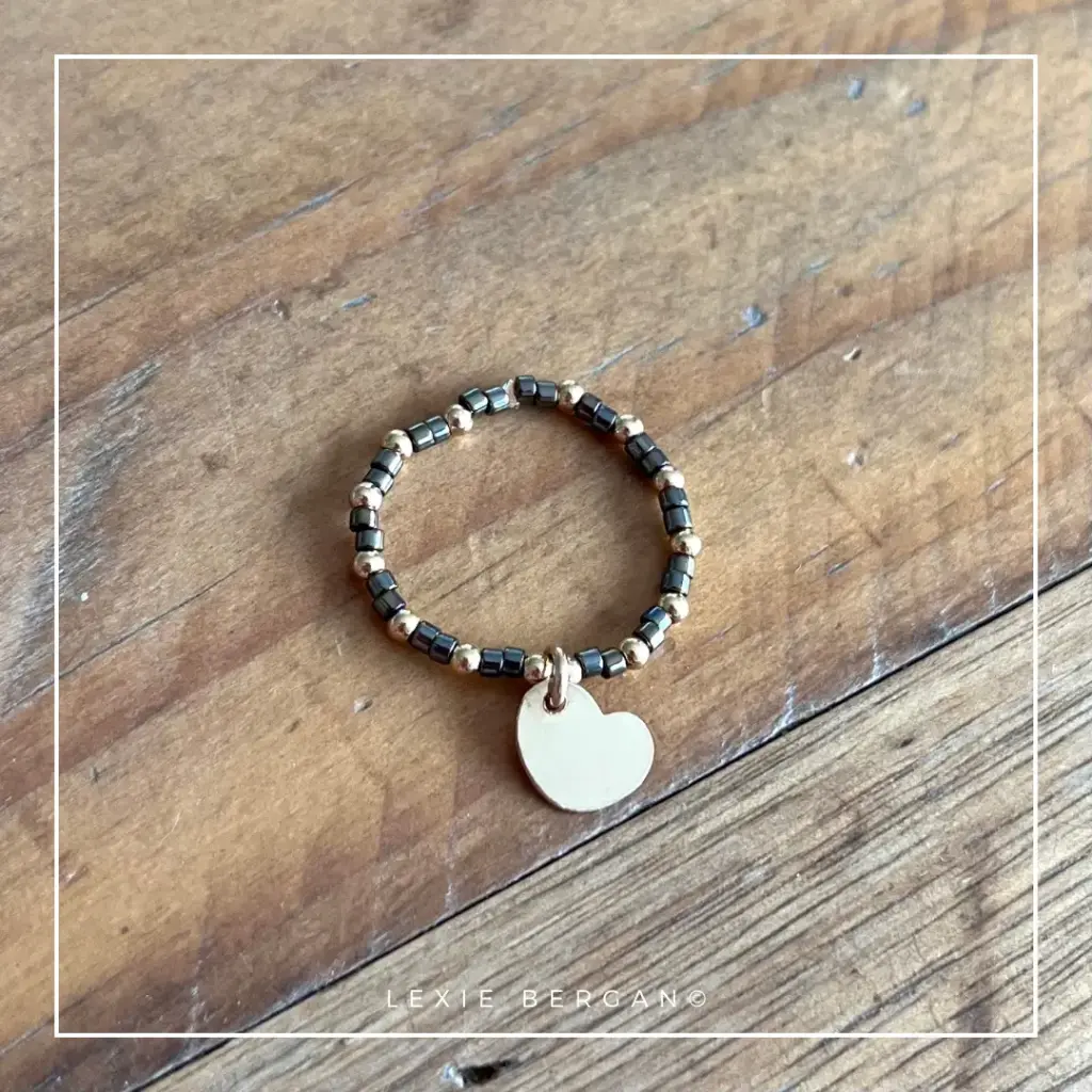 [BAELICSICOGF] Bague l'Iconic simple Coeur version Gold