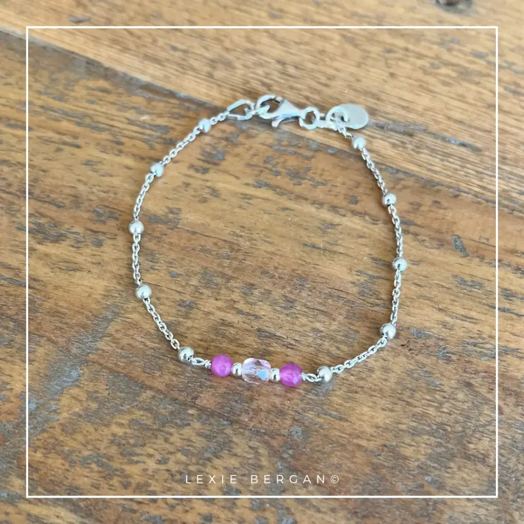 [BRCHPE] Bracelet chaîne Perlarosa