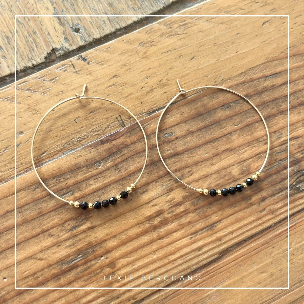 [CRDINOGF] Créoles Diamant Noir