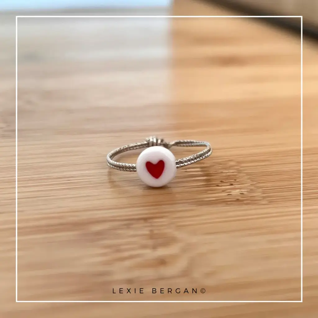 [BAFACO] Bague Fil d'Argent Coeur