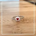 Bague Fil d'Argent Coeur