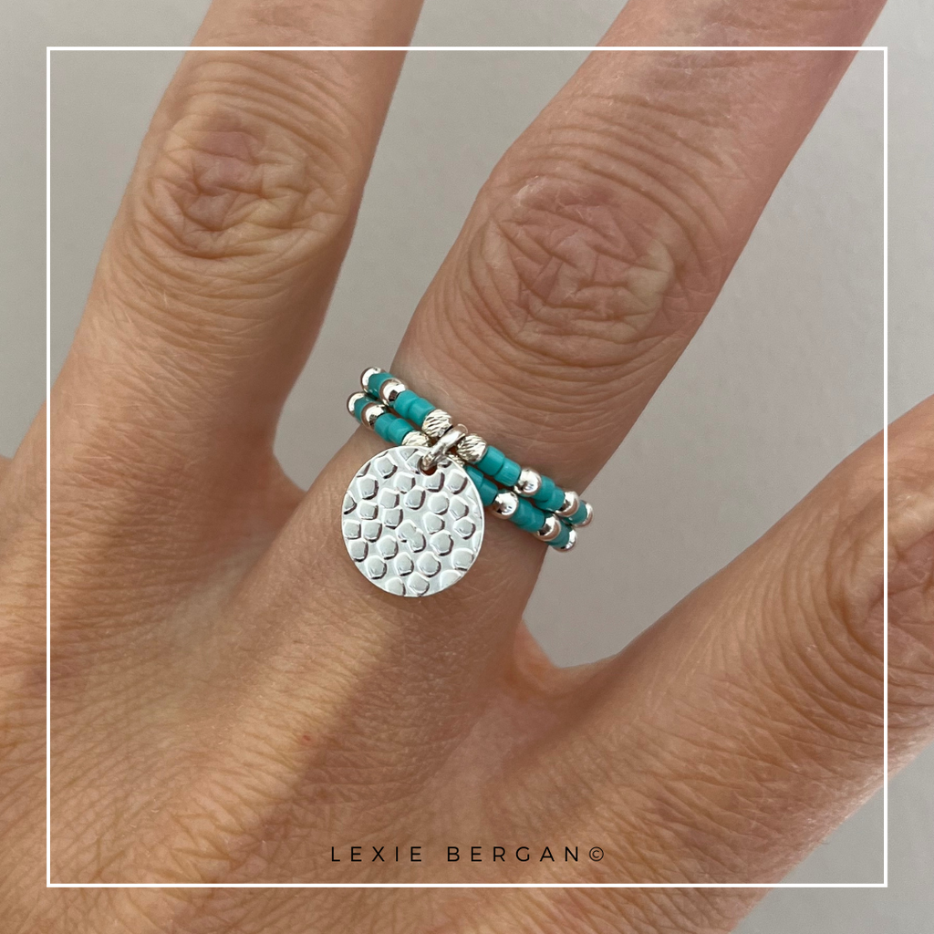 [Baicdotuplma] Bague l'Iconic Double Martelée